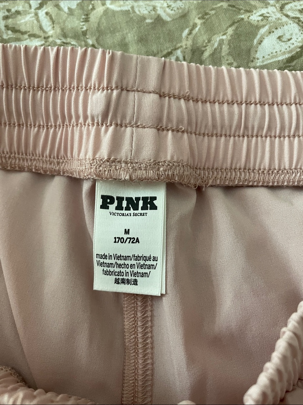 PINK Victoria's Secret Wide Leg Pants in Blush Pink